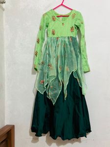 Designer Girls Flare Gown