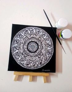 Black And White Paint