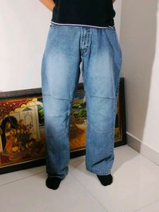 Blue Perfect Baggy Denim