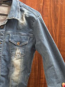 Distressed Denim Jacket