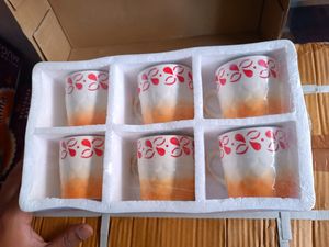 6 Pcs Beautiful Cup Design😍💯 Good Quality