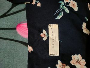 Flower Print One Piece Dress