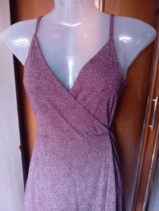 H&amp;M Sparkly Wrap Dress