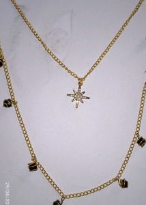Layered Charm Necklace Pack Of 2