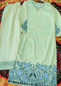 Floral Embroidered Kurta Set