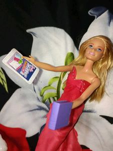 Barbie Doll in Red Dress