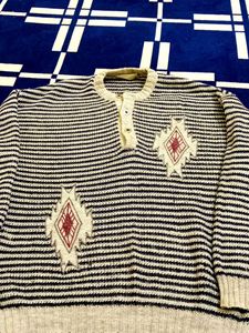 Striped Knit Sweater