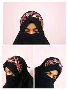 Hand Work Hijab, Stole