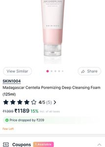 SKIN1004 Madagascar Centella Poremizing Foam
