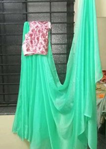 Simple And Beautiful Saree X With Stiches Blowse