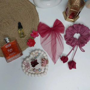 Combo Of 9 Pcs Hair Accessories