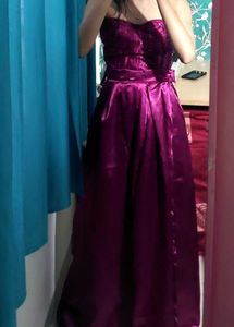 Designer Slit Cut Skirt Gown All Size