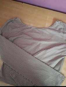 full sleeves brown top
