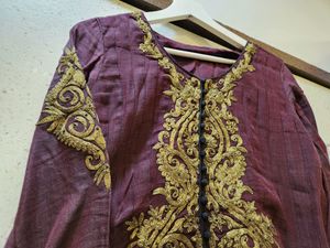 Beautiful KURTA with BLACK dupatta