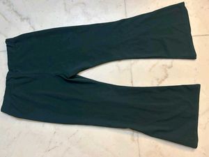 Green Flared Pants
