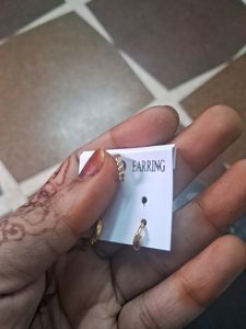 AD Nose Pin &amp; Earrings  Set