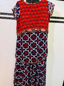 Stylish Printed Dress New Wdt Tag