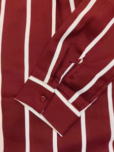 Striped Burgundy Top