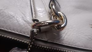 Coach Kelsey Cream Leather Crossbody Bag