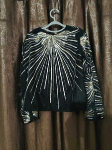 Embellished Overcoat