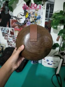 Zara basic wooden sling bag