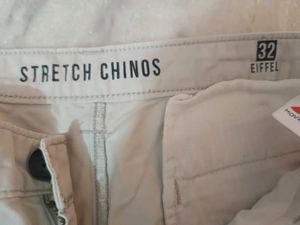 Men Off White Casual Pants Chino