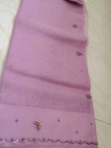 Elegant Pink Saree with blouse
