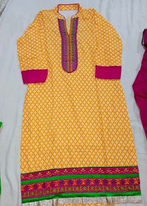 Yellow Salwar Suit Set