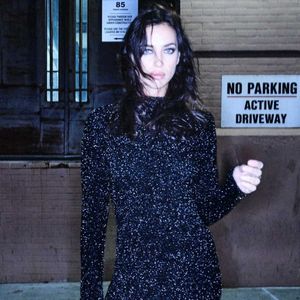 ZARA Irina Shark New Year Collection Tinsel Dress