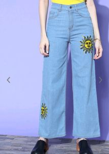 High Raise Straight Jeans