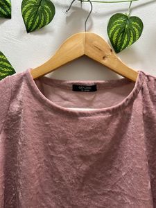 Koren Shimery Velvety Crop Top