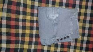 Gray Wash High Waisted Jeans