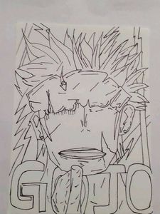 Original Gojo Satoru Anime Sketch