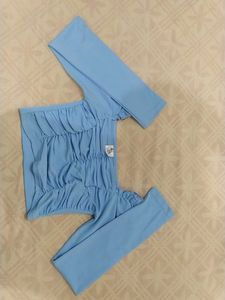 Sweetheart Neck Long Sleeves Gathered Top