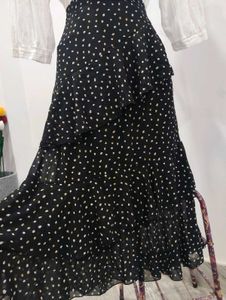 Polka Dot Ruffle Skirt