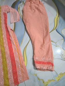 Colorful Embroidered Kurta Set