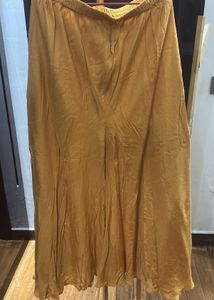 Mustard Silk Suit Set