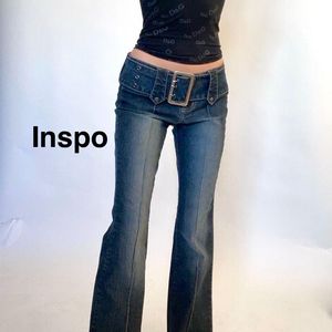 Vintage Belted Jeans