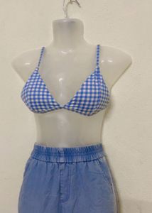 Sky Blue Bikini Imported Top