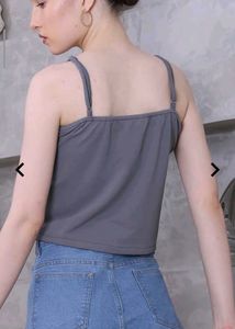 New Cute Grey Crop Top cum Inner Wear(Bargainable)