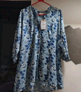 Floral Print Tunic Top