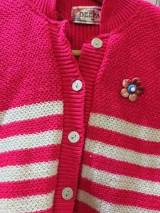 new Cute Pink Kids Cardigan Sweater upto ⁵ years