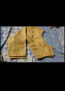 Woman golden stylish blouse