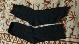 Patterned Grey Socks