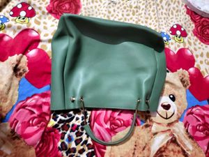 Mint Green Satchel Bag