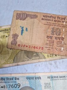 Vintage Indian Rupee Currency Set