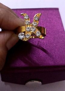 'K' Alphabet Ring