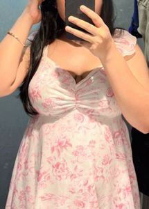 Floral Ruffle Mini Dress
