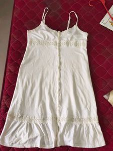 Night Wear White Frock