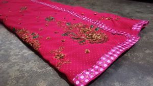 Deep Maroon Saree